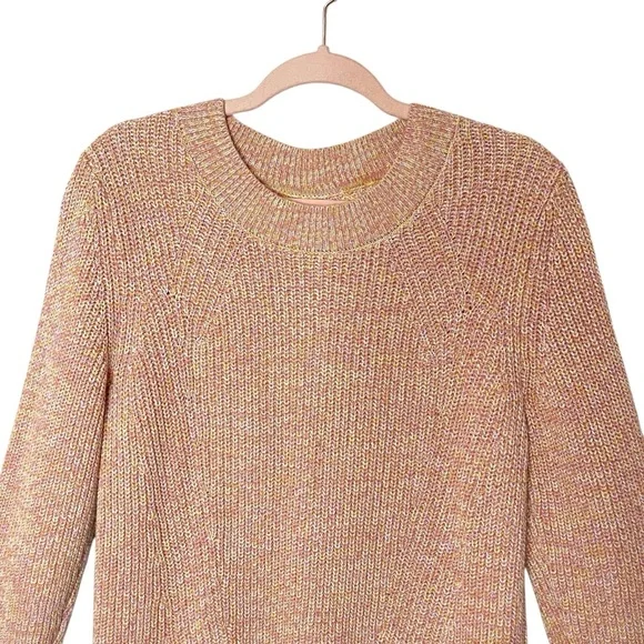 ❌NWOT GAP Chunky Knit Cotton Crewneck Sweater, Medium Tall Cotton - Picture 2 of 9